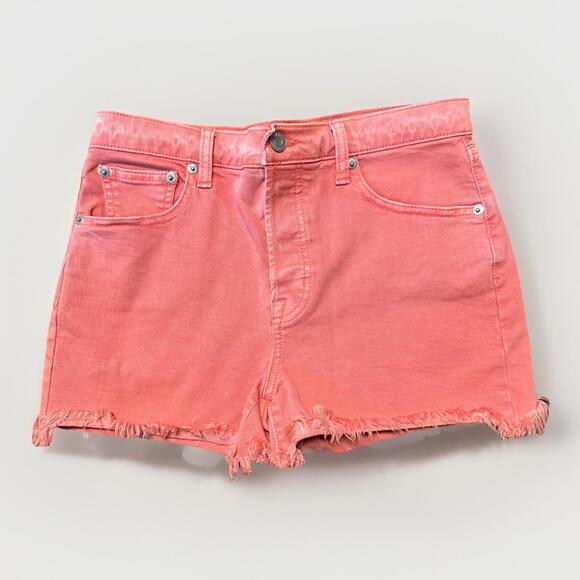 GAP Womans Size 27r Cut Off Pink Denim Shorts 30x3 - Picture 1 of 6